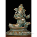 Bronzo antico statua di Ganesh in vendita